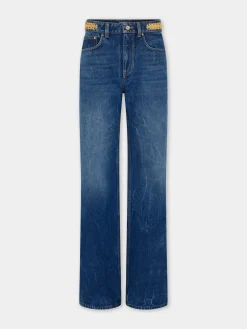 BAGGY JEANS IN DARK WASHED DENIM | Rabanne Shop