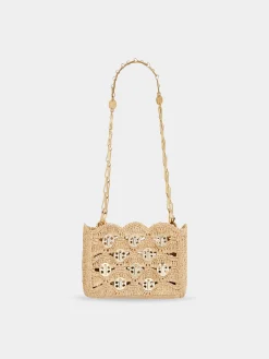 1969 BEIGE NANO BAG IN RAFFIA | Rabanne Fashion