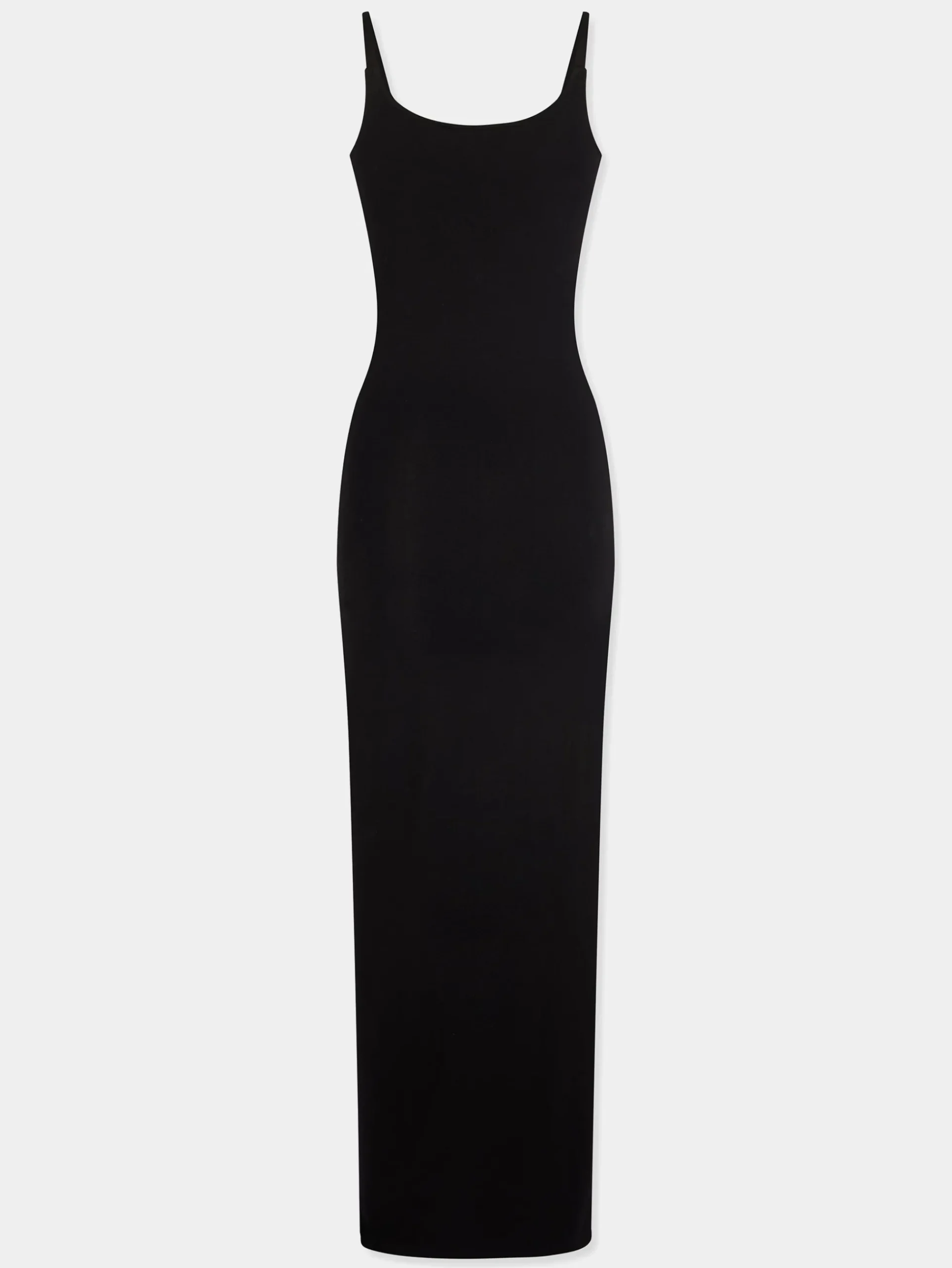 black drapé pression sleevless dress | Rabanne Fashion