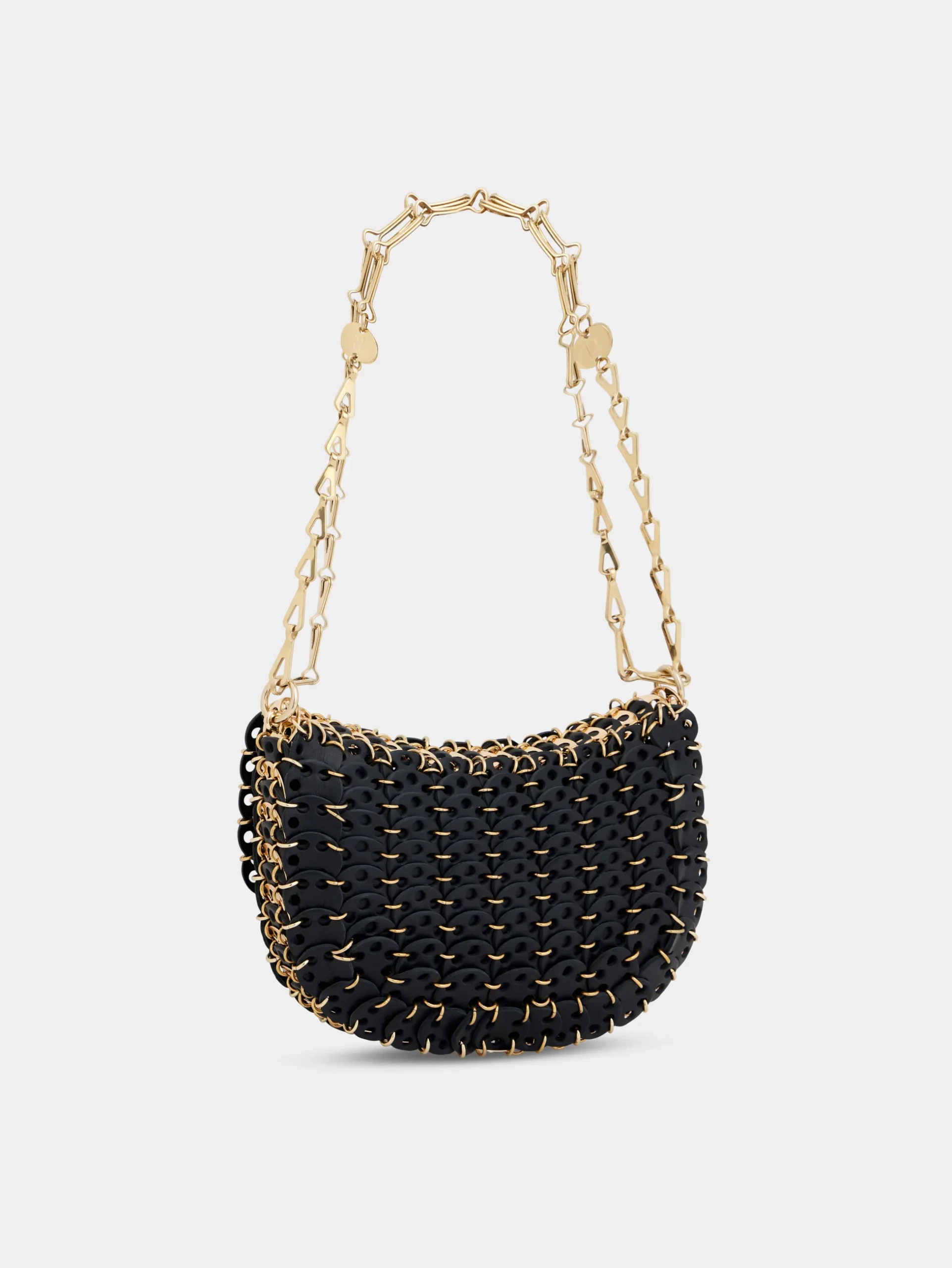 1969 BLACK MESSENGER LEATHER BAG | Rabanne Best