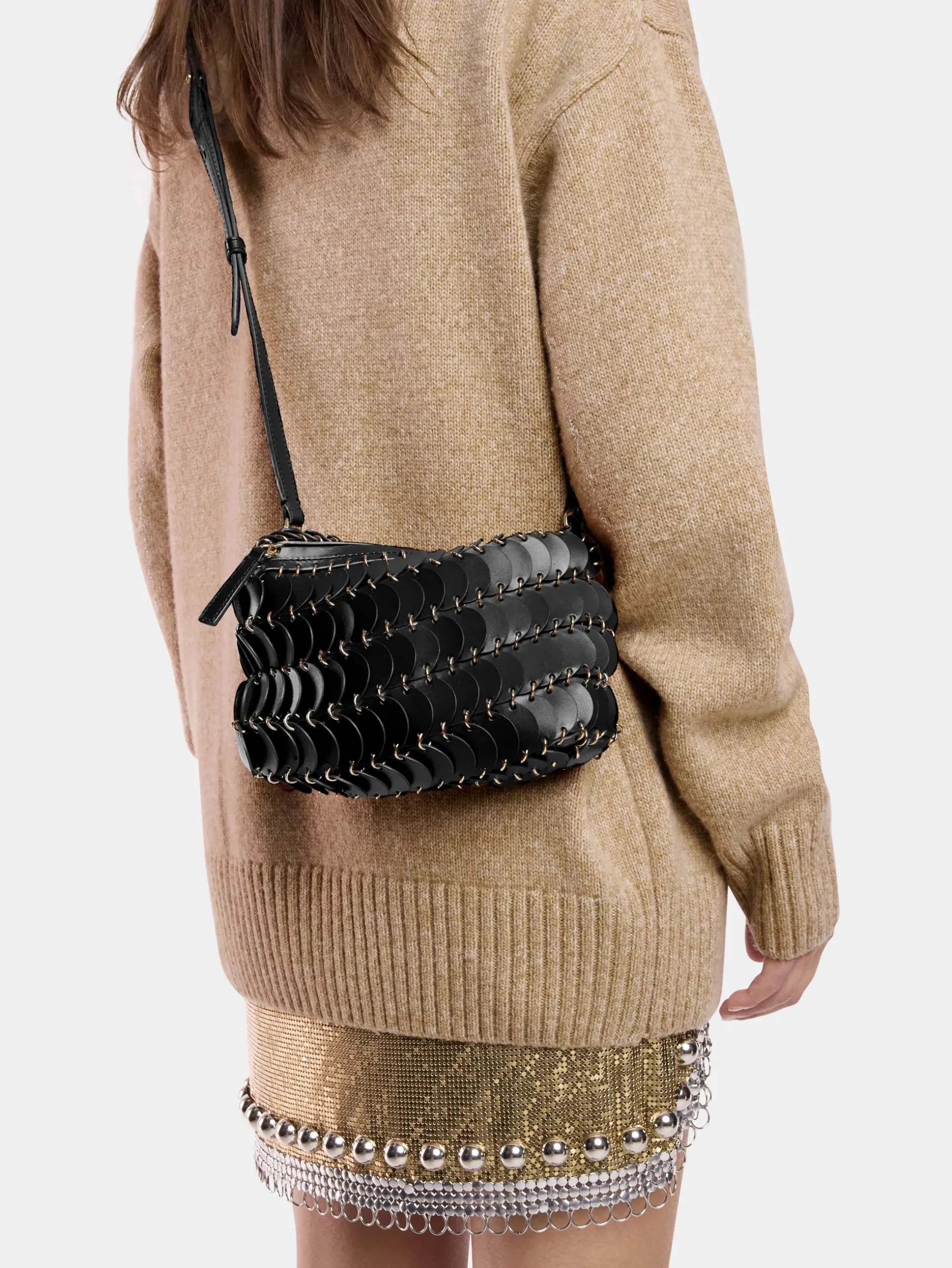 BLACK PACO BAG CROSSBODY | Rabanne Cheap