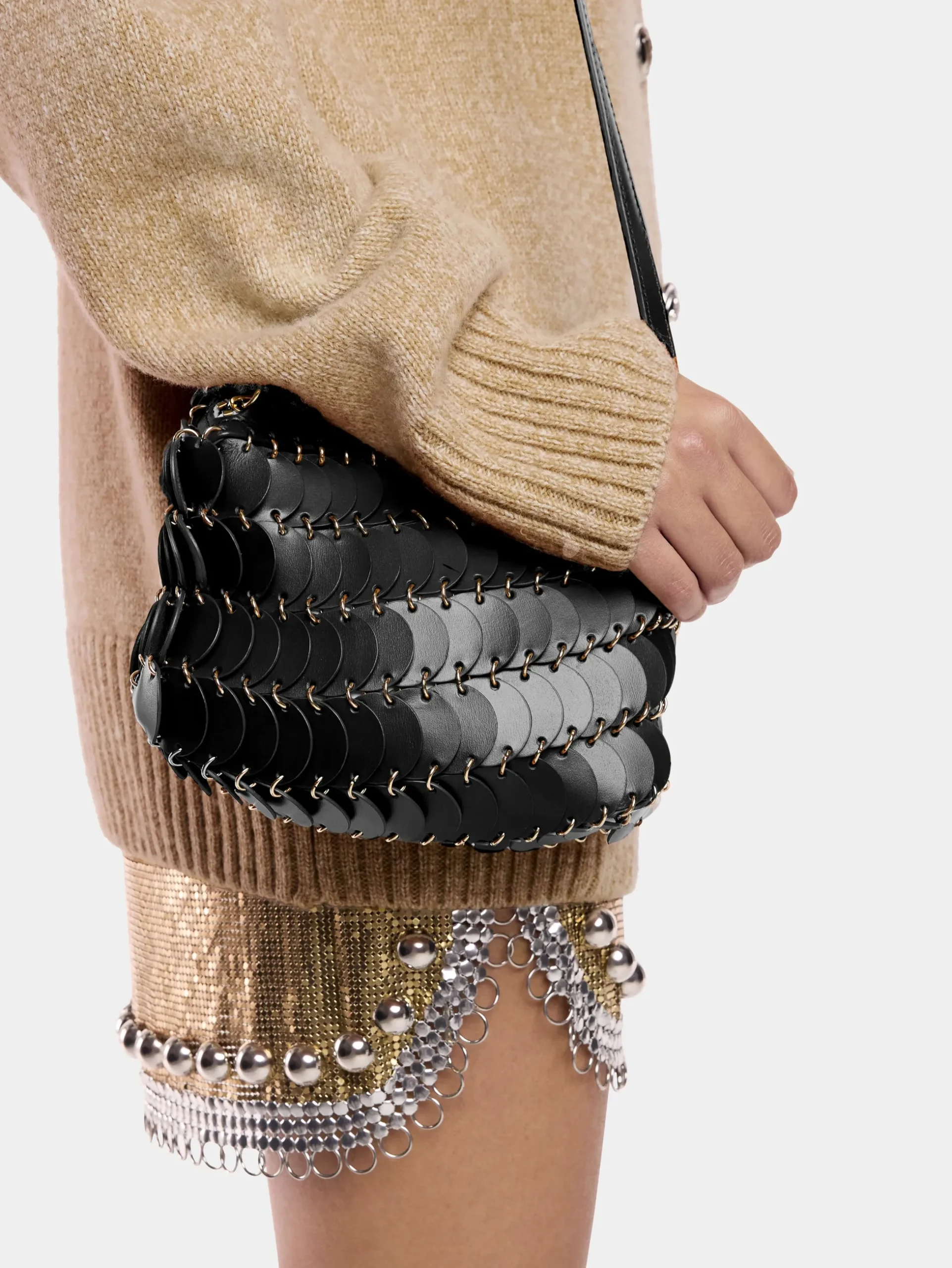 BLACK PACO BAG CROSSBODY | Rabanne Cheap
