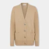 CARDIGAN JACKET IN WOOL AND CASHMERE | Rabanne Hot