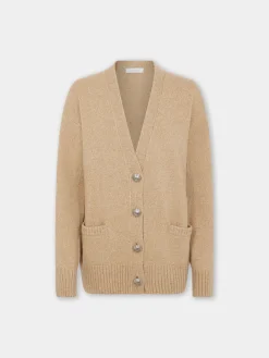 CARDIGAN JACKET IN WOOL AND CASHMERE | Rabanne Hot
