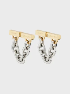 Chain-link earrings | Rabanne Flash Sale