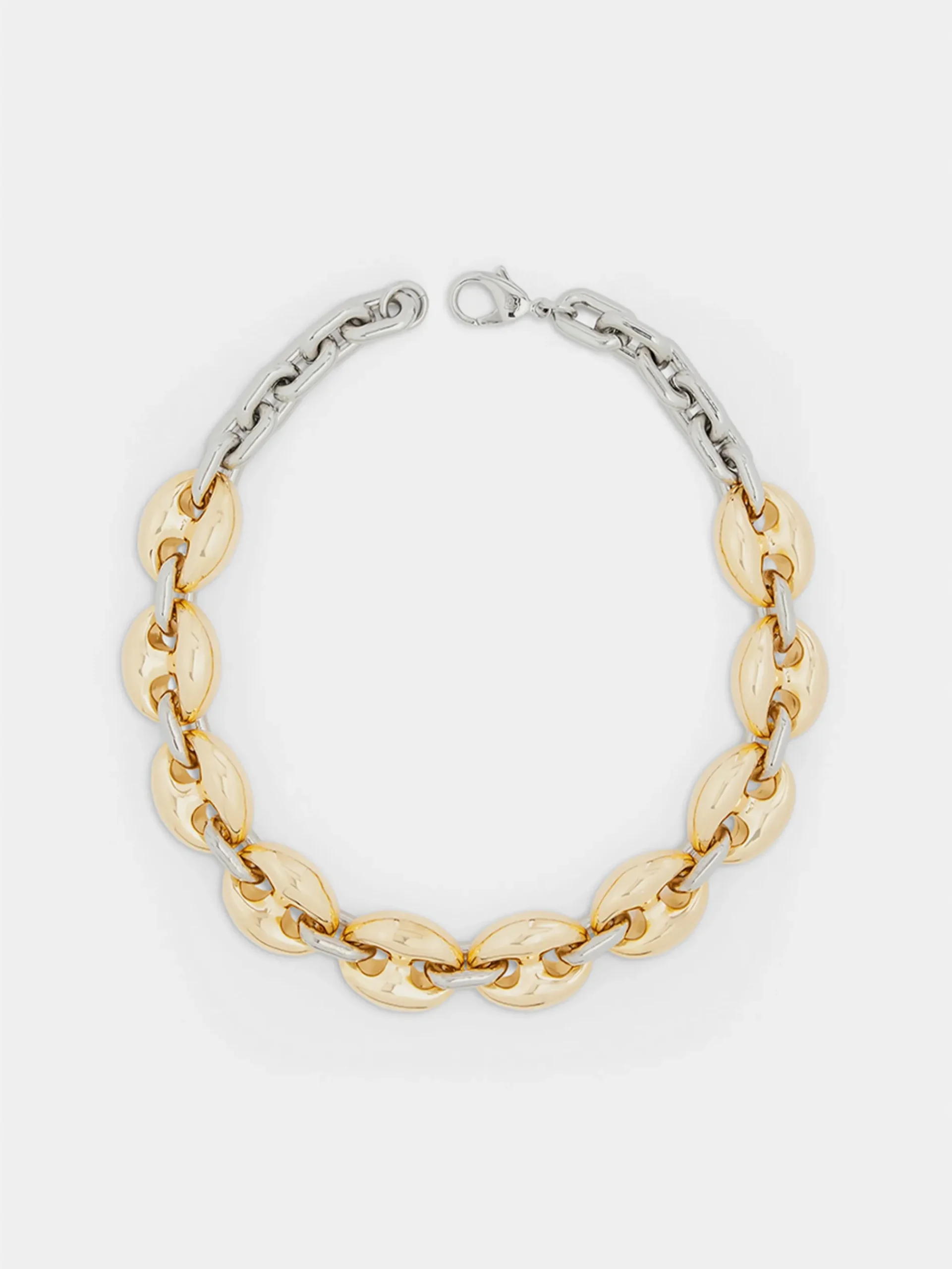 Eight Chunky Gold/Silver Eight Necklace | Rabanne Discount