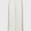Embroidered off white denim jeans | Rabanne Best Sale