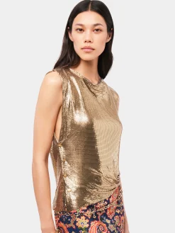 Gold chainmail Top | Rabanne Clearance