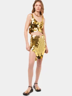 Golden Sparkle Assembly Skirt | Rabanne Best Sale