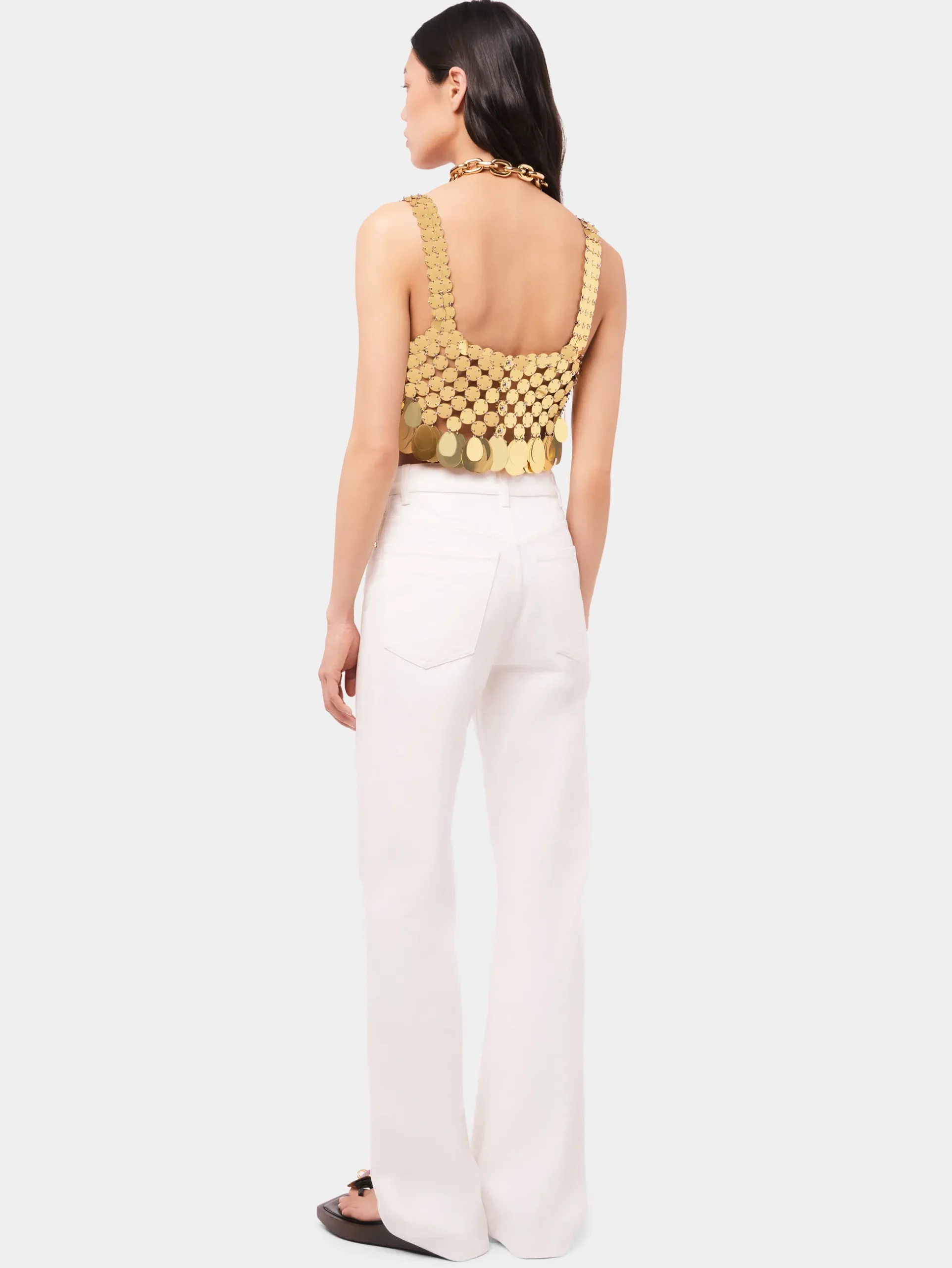 Golden Sparkle Assembly Top | Rabanne Store