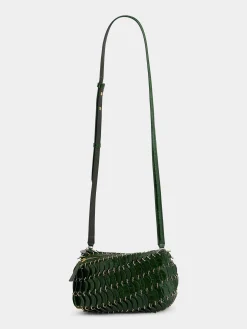 GREEN CROSSBODY PACO LEATHER BAG | Rabanne Best