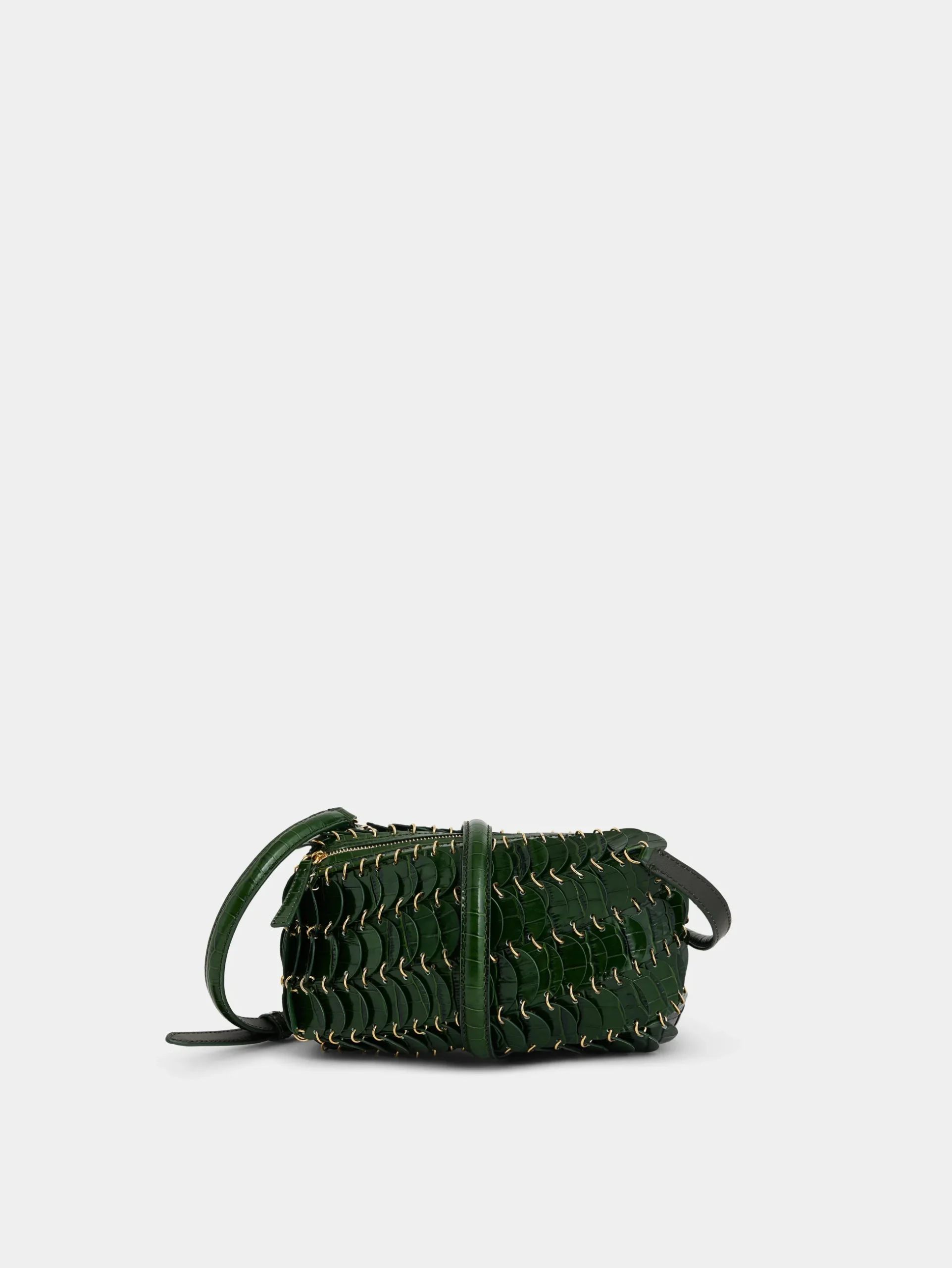 GREEN CROSSBODY PACO LEATHER BAG | Rabanne Best