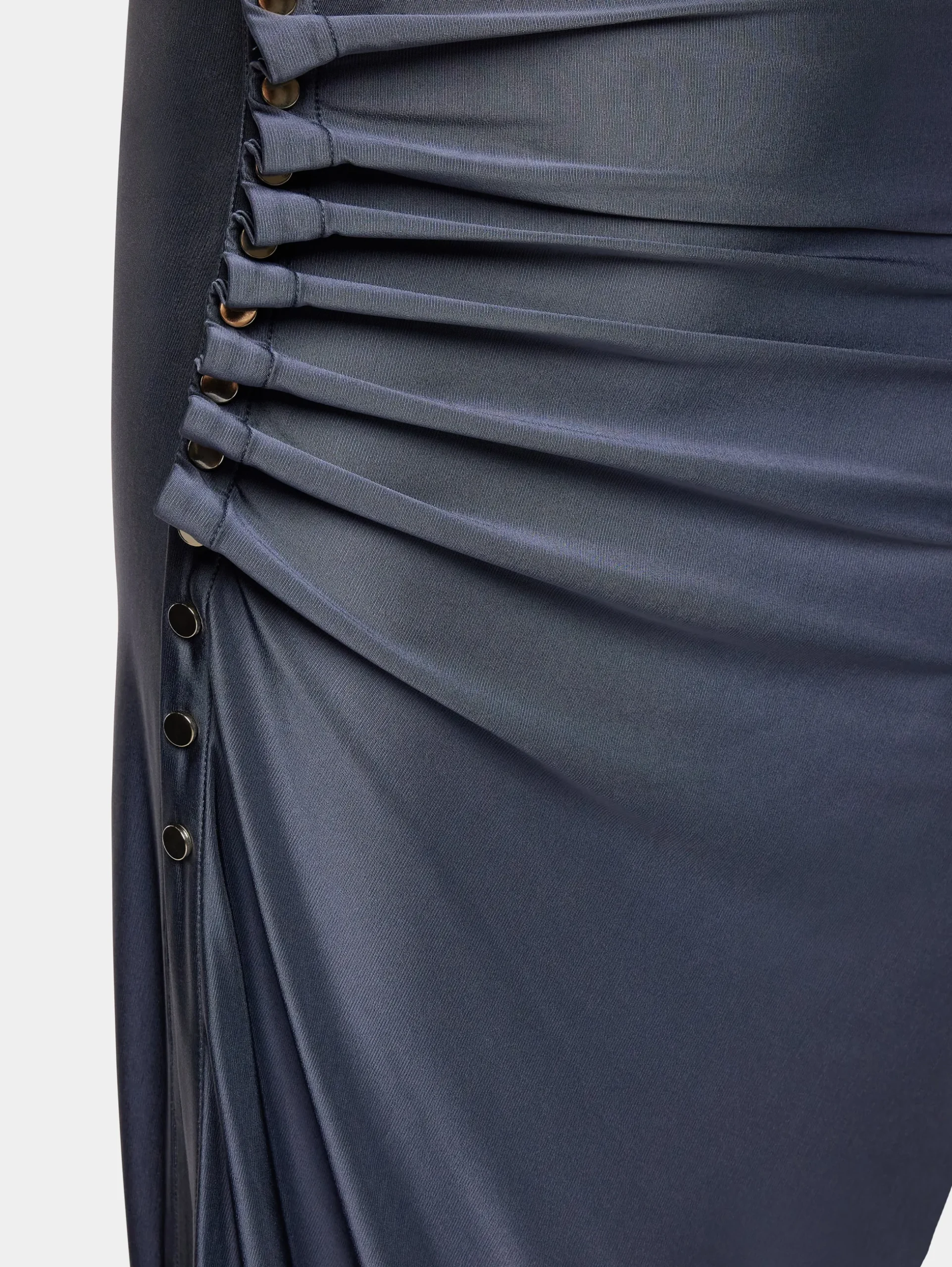 GREY MIDI SKIRT IN JERSEY | Rabanne Shop