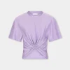 LAVENDER PIERCING TEE-SHIRT IN JERSEY | Rabanne Hot