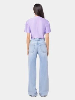 LAVENDER PIERCING TEE-SHIRT IN JERSEY | Rabanne Hot