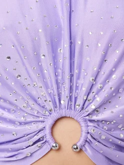 LAVENDER PIERCING TEE-SHIRT IN JERSEY | Rabanne Hot
