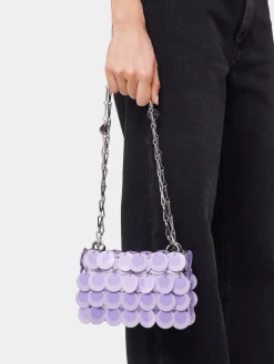 LILA SPARKLE NANO BAG | Rabanne Best Sale