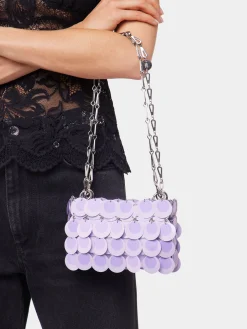 LILA SPARKLE NANO BAG | Rabanne Best Sale