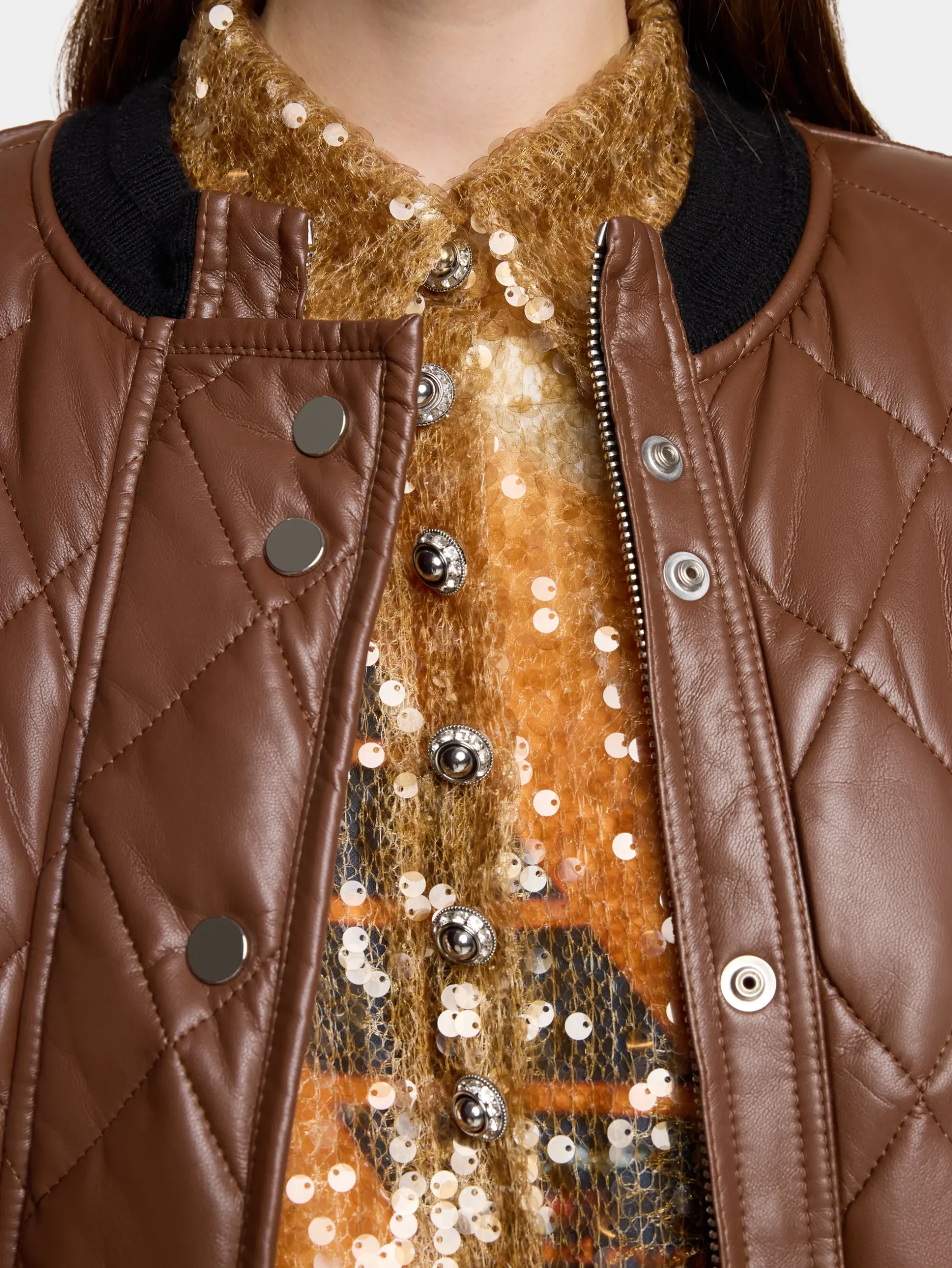LONG QUILTED BLOUSON | Rabanne Shop