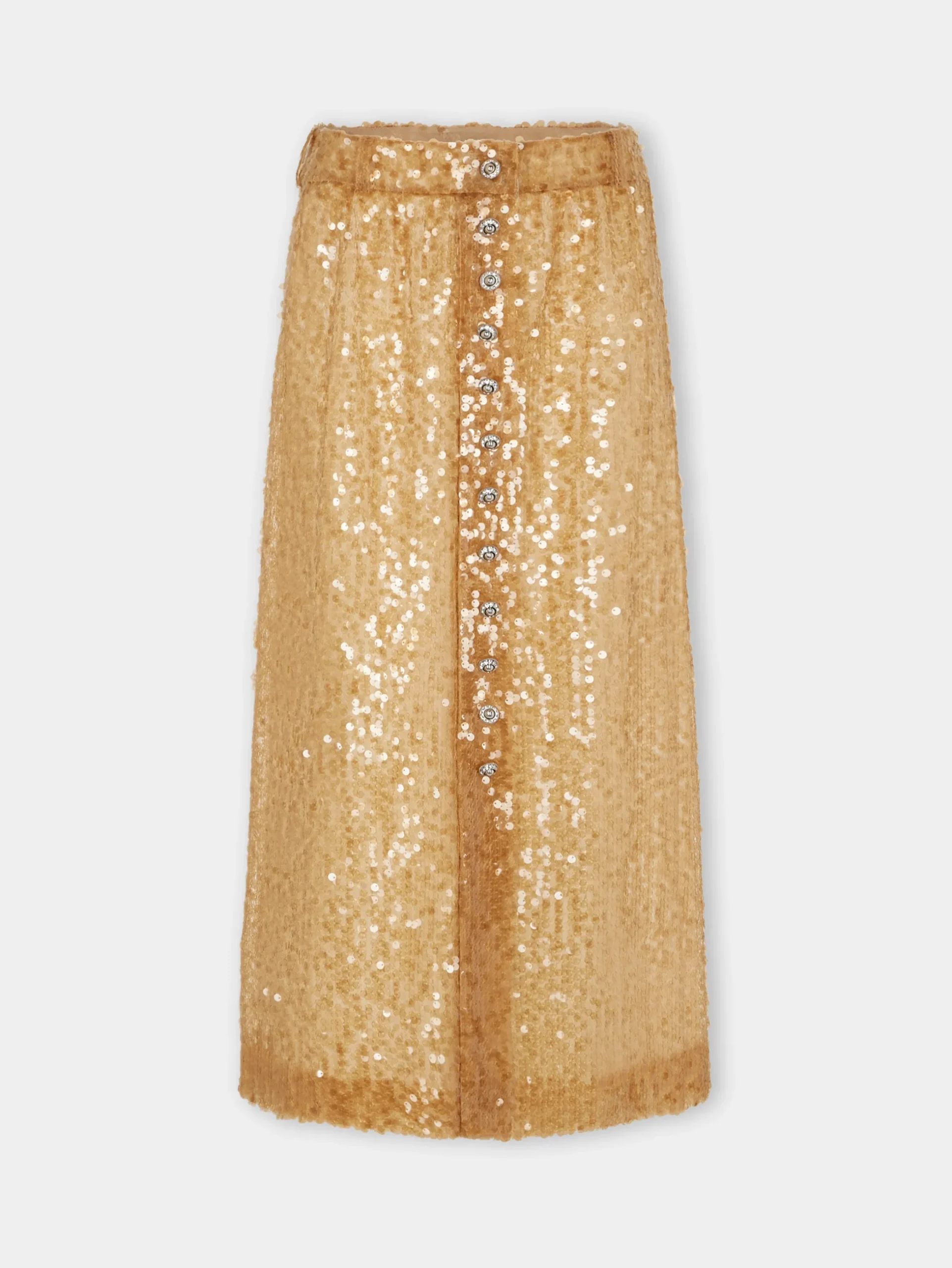 LONG SEQUIN-EMBROIDERED SKIRT | Rabanne Clearance