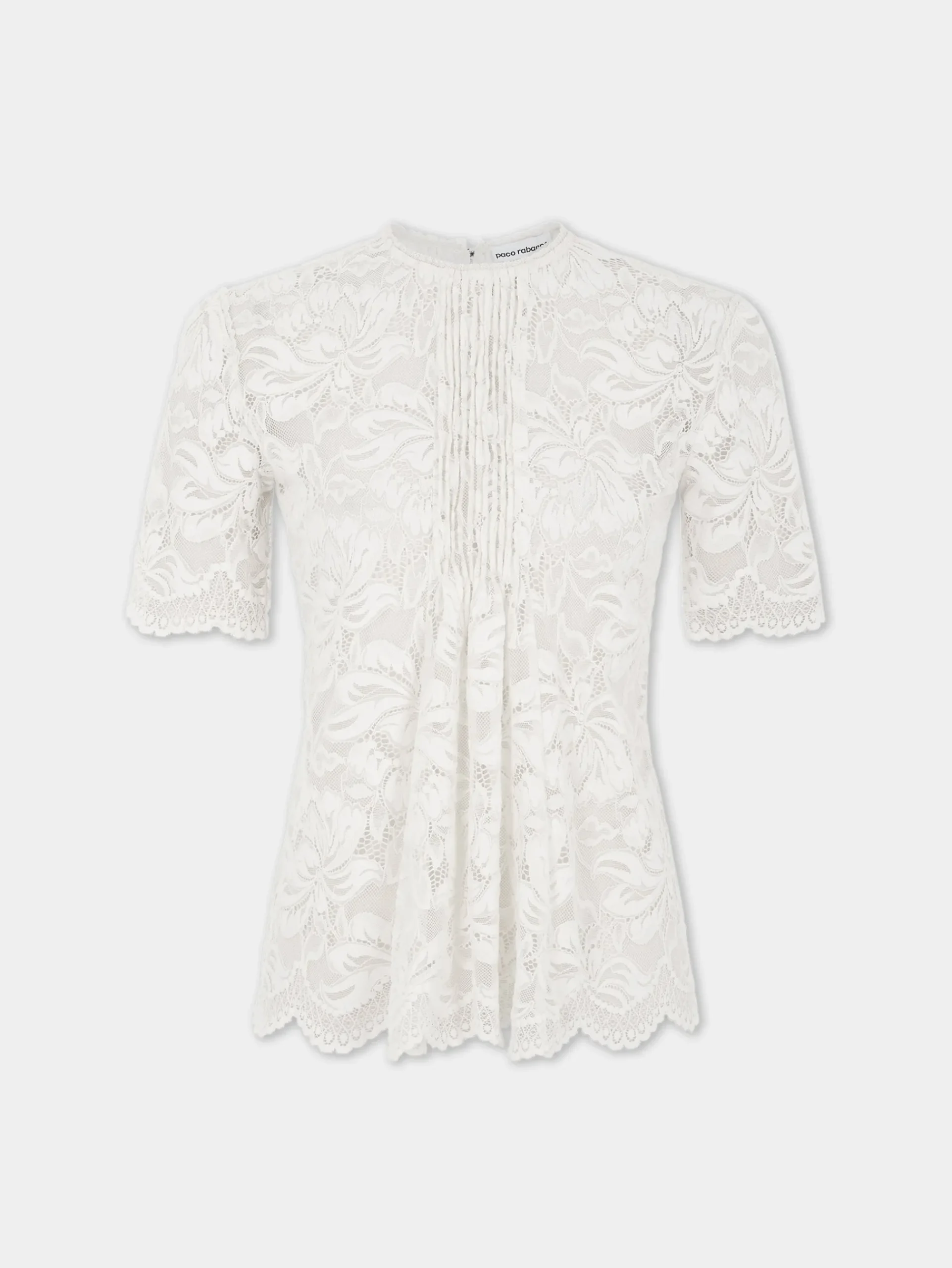 Mini lace ivory top | Rabanne Best
