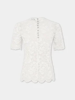 Mini lace ivory top | Rabanne Best