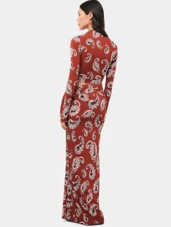 Paisley long split skirt | Rabanne Best Sale