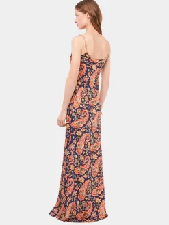 Paisley nuisette dress with signature eight chain | Rabanne Hot