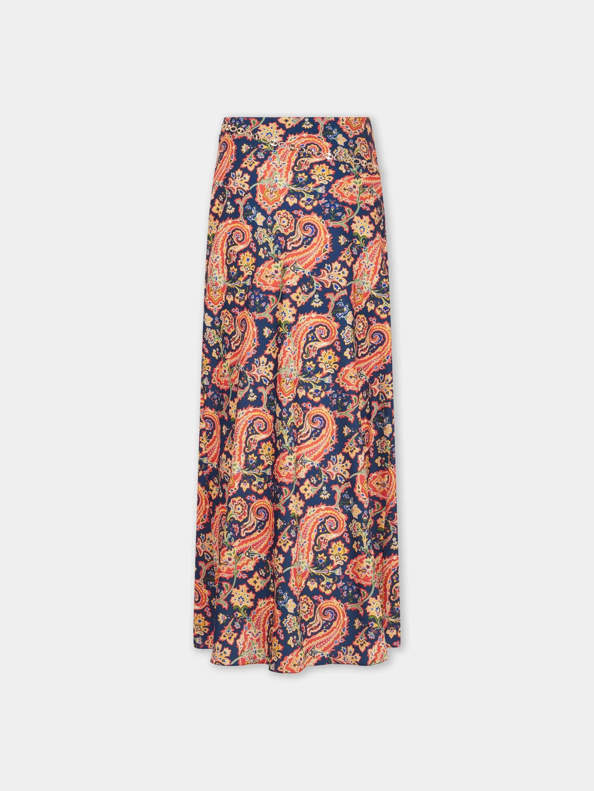 Paisley nuisette skirt with signature eight chain | Rabanne Shop