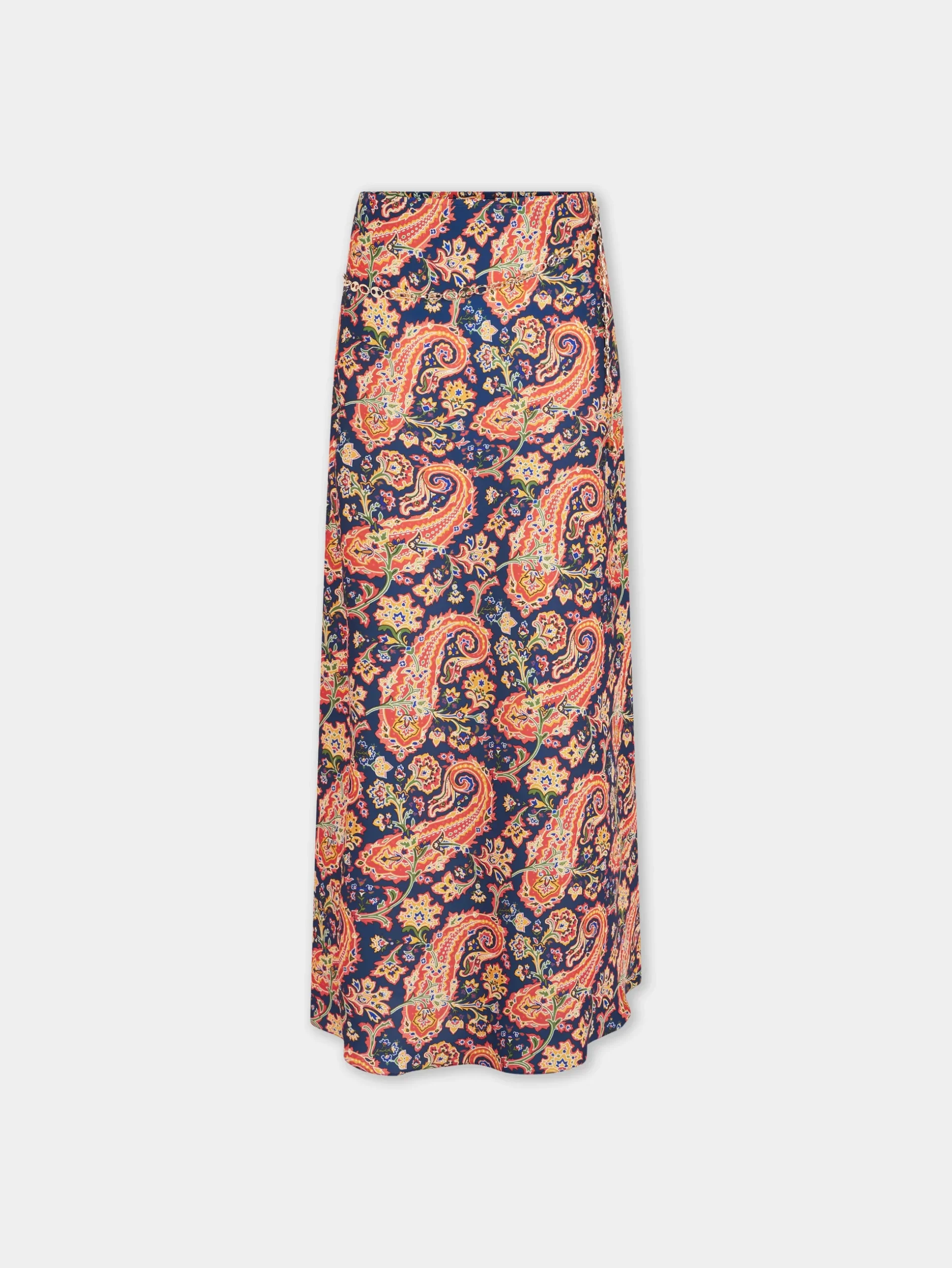 Paisley nuisette skirt with signature eight chain | Rabanne Shop