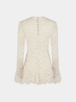 Pleated lace top | Rabanne Best