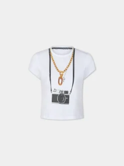 PRINTED T-SHIRT IN COTTON JERSEY | Rabanne Flash Sale