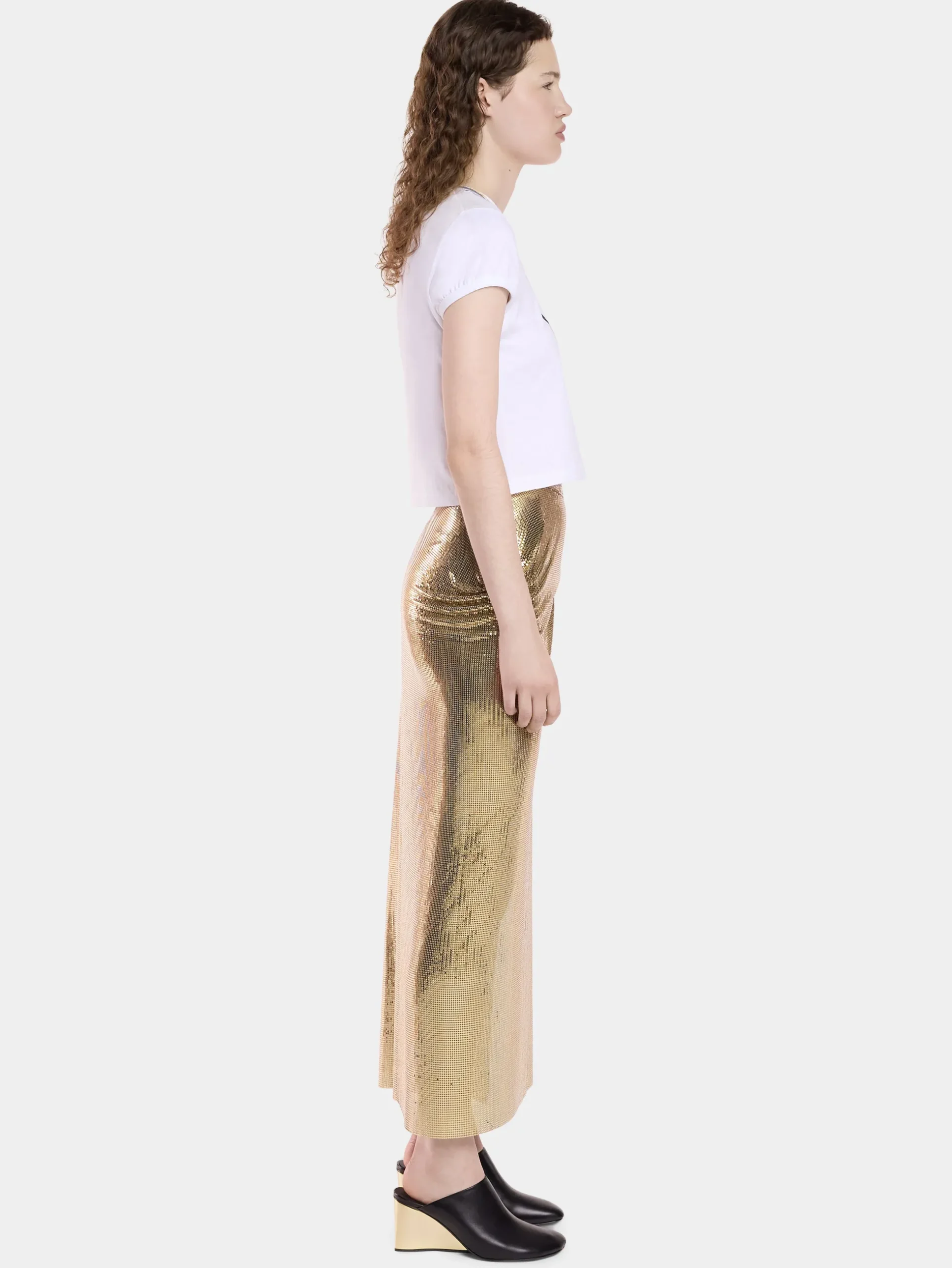 PRINTED T-SHIRT IN COTTON JERSEY | Rabanne Flash Sale