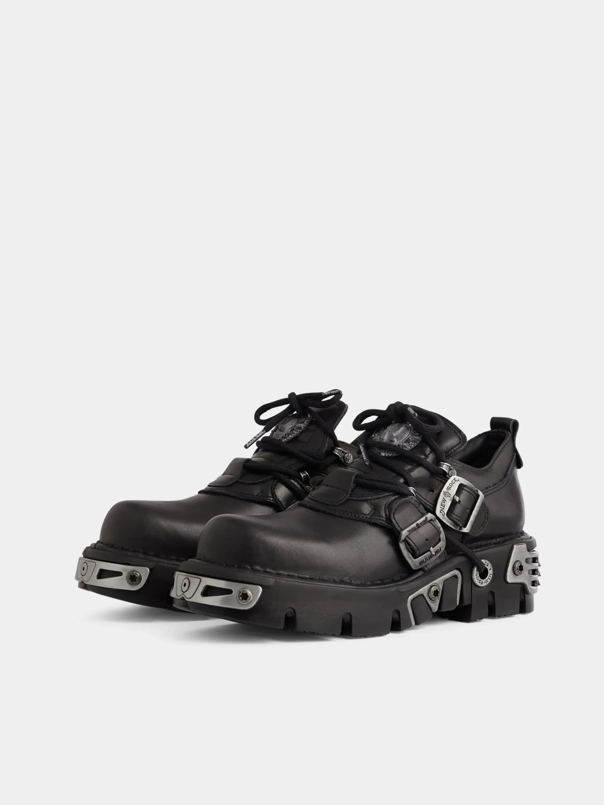 x NEW ROCK BLACK SHOES | Rabanne Sale