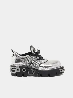 x NEW ROCK SILVER SHOES | Rabanne Discount