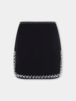 SATIN MINI SKIRT | Rabanne Online