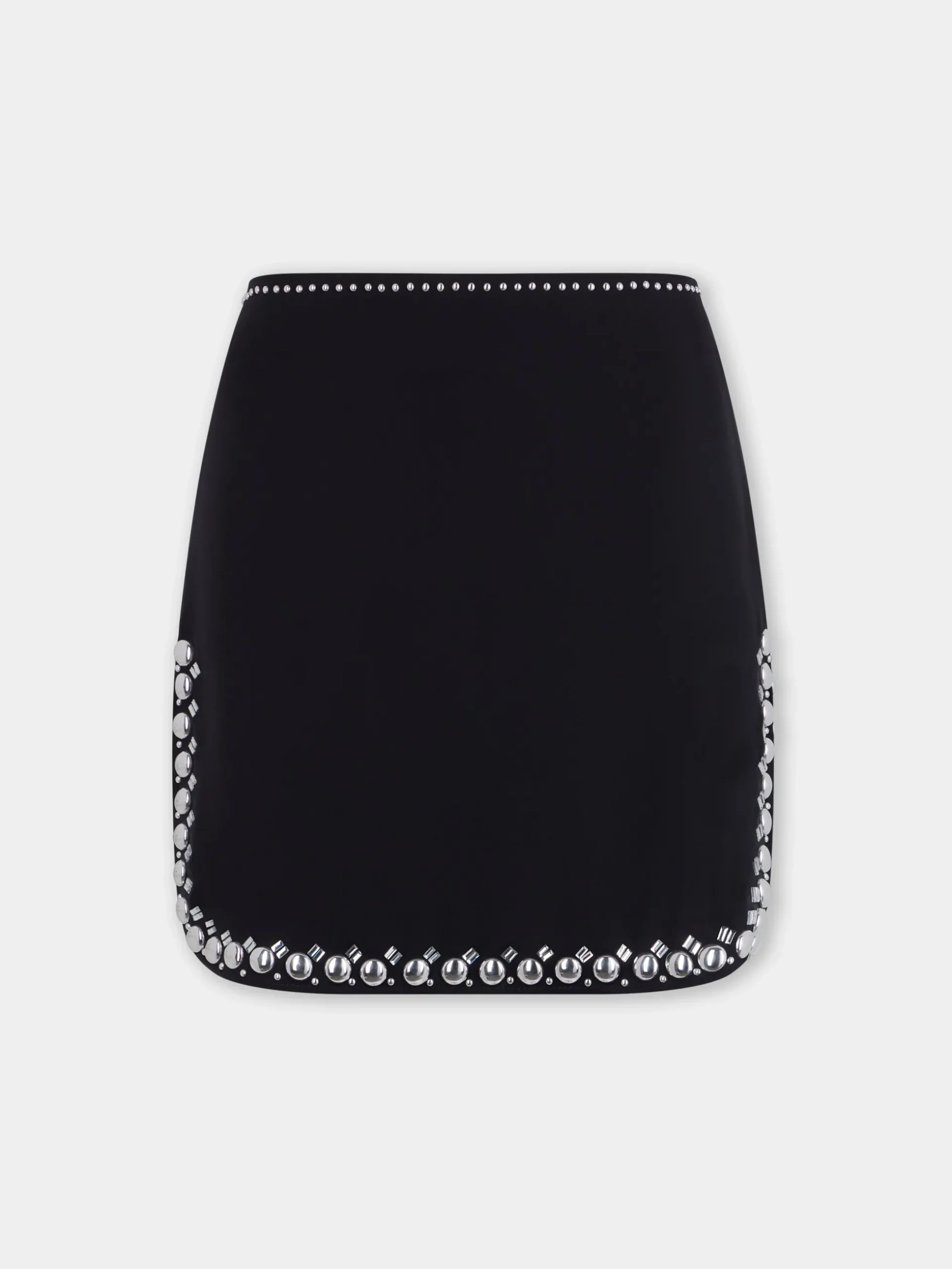 SATIN MINI SKIRT | Rabanne Online