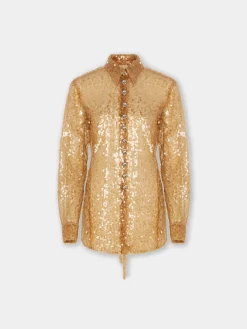 SEQUIN-EMBROIDERED SHIRT | Rabanne Shop