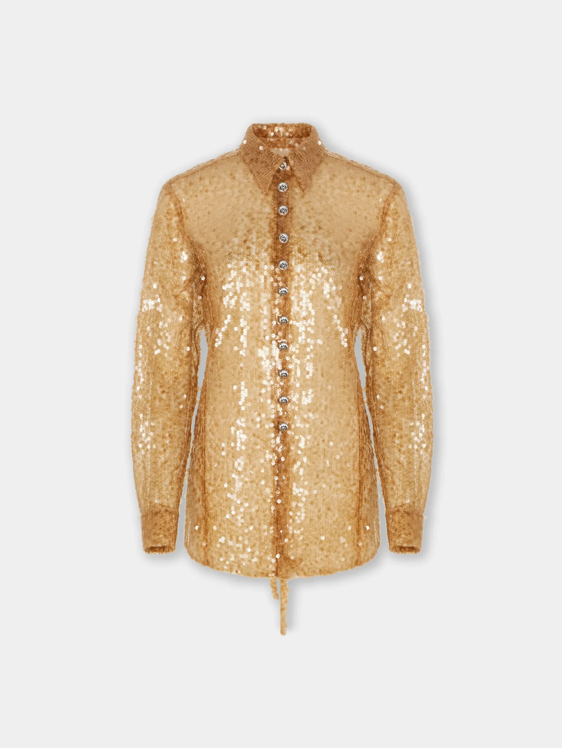 SEQUIN-EMBROIDERED SHIRT | Rabanne Shop