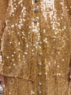 SEQUIN-EMBROIDERED SHIRT | Rabanne Shop