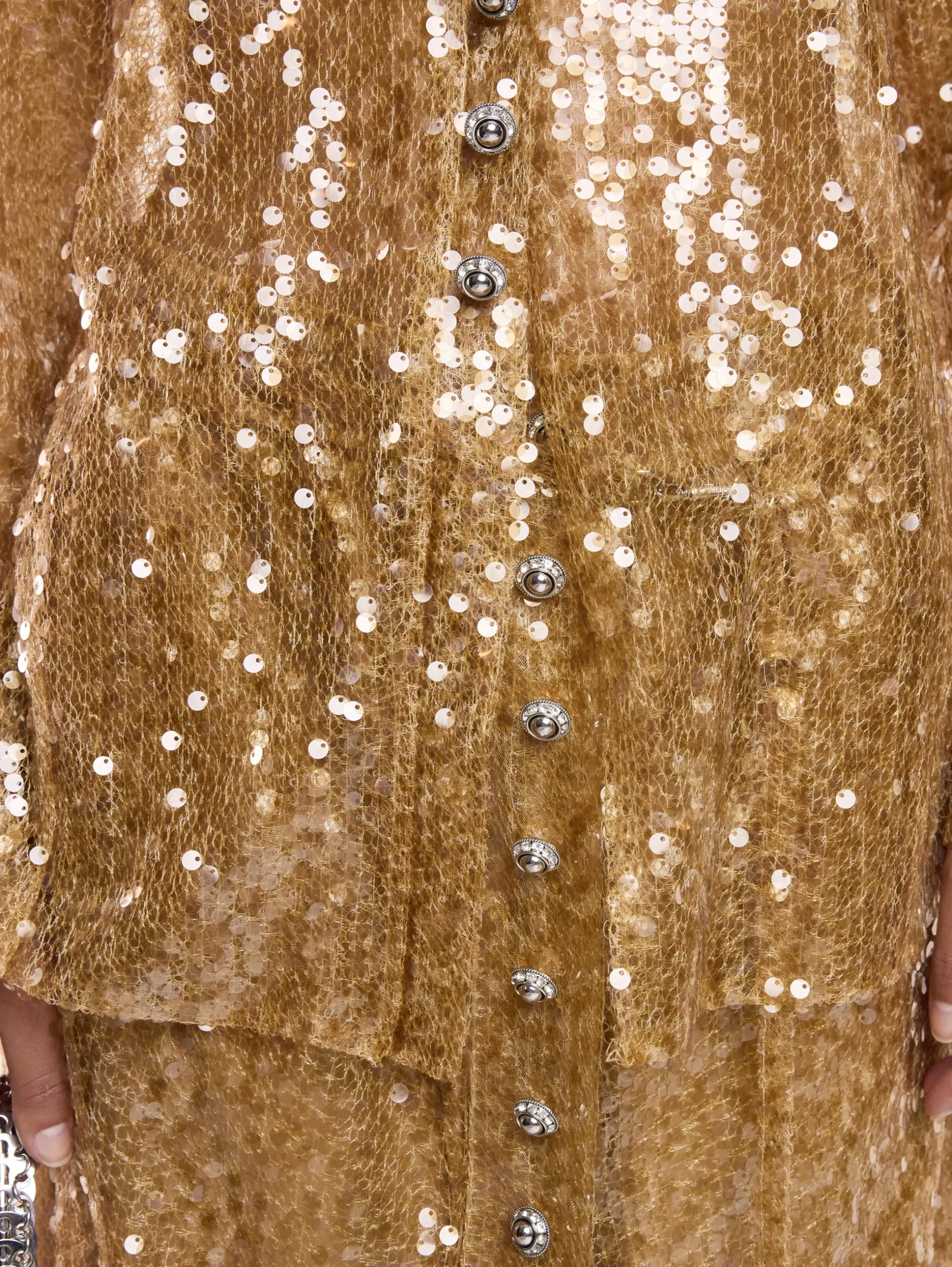 SEQUIN-EMBROIDERED SHIRT | Rabanne Shop