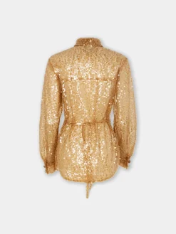 SEQUIN-EMBROIDERED SHIRT | Rabanne Shop