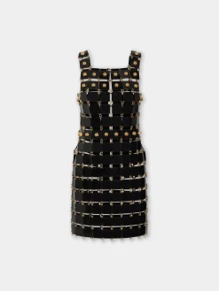 SHORT DRESS IN RHODOID ASSEMBLY | Rabanne Online