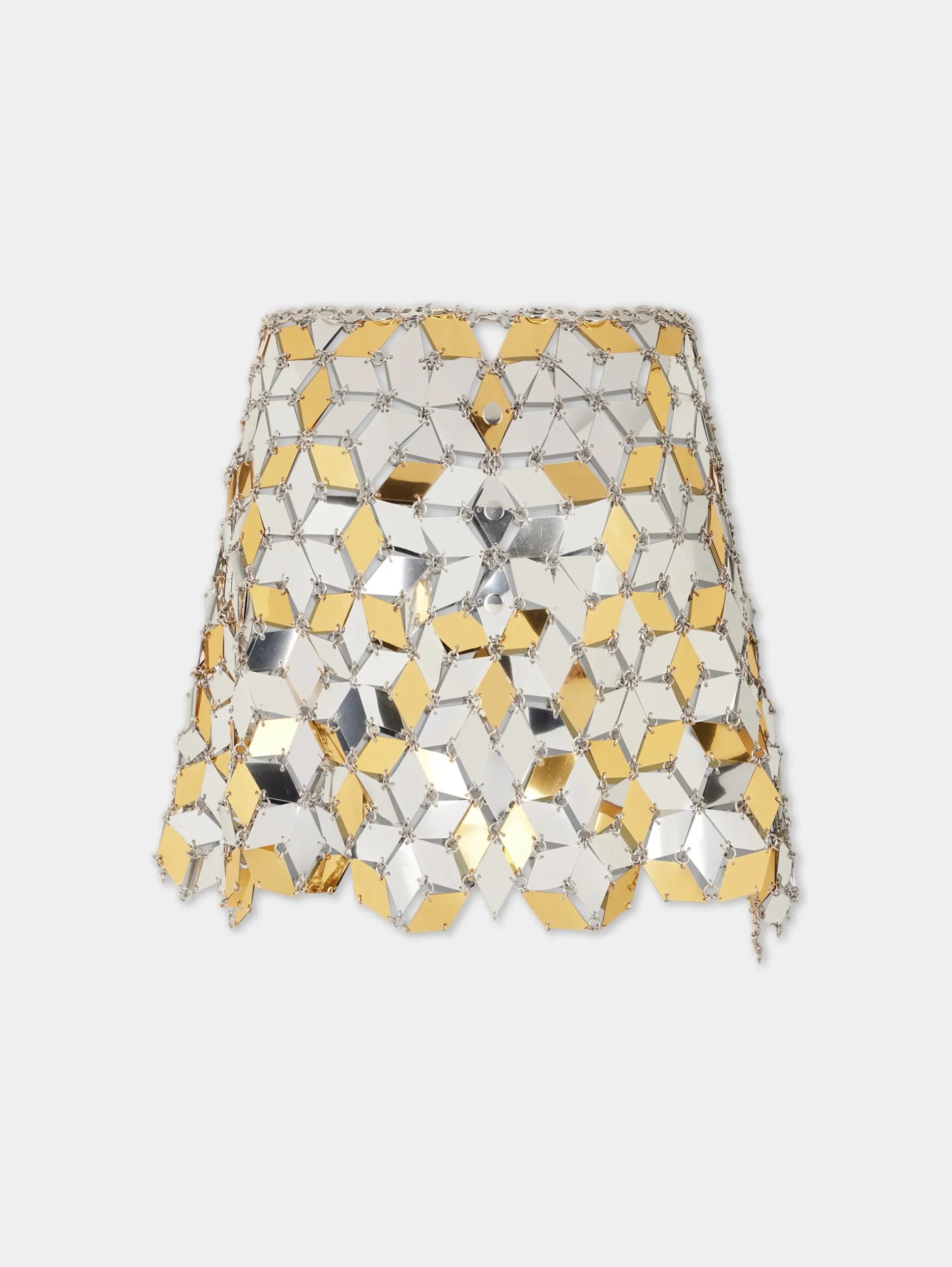 Short sparkle discs rhombic skirt | Rabanne Discount