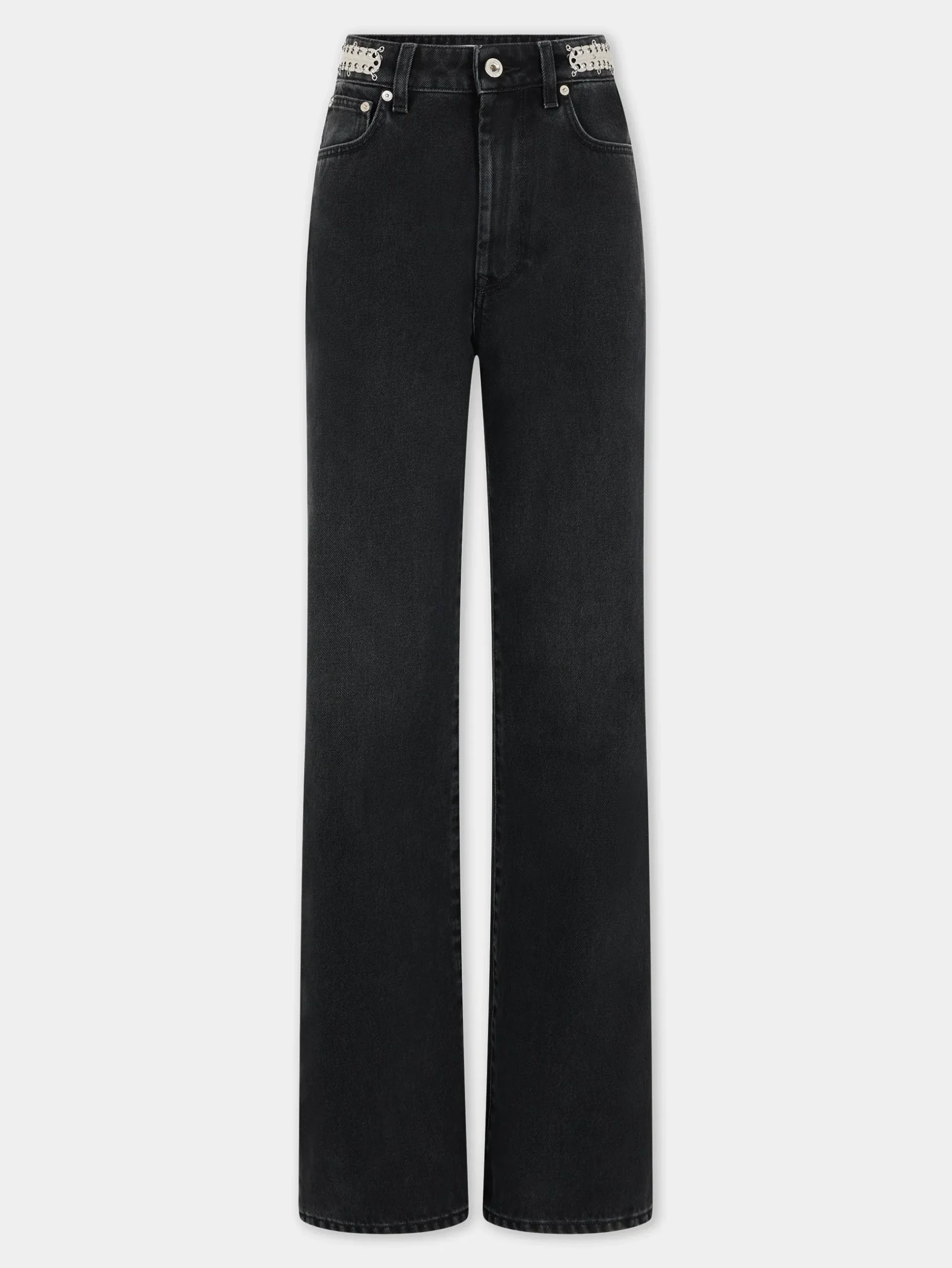 Signature black jeans with 1969 discs | Rabanne Cheap