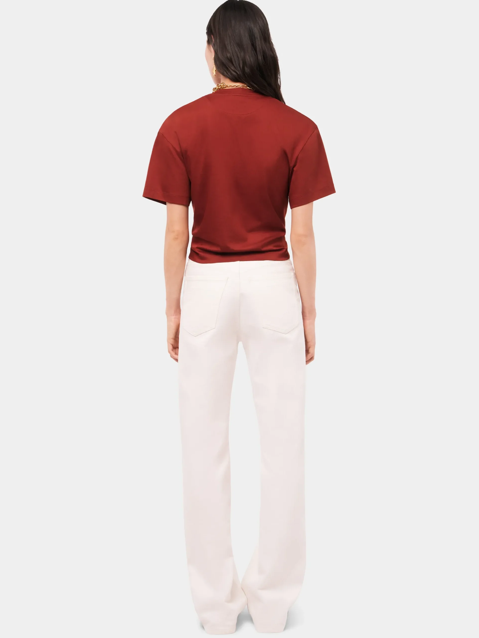 Signature off white jeans with 1969 discs | Rabanne Hot