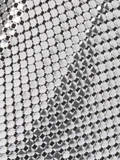 Silver Pixel metallic tote bag | Rabanne Clearance
