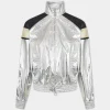 Silver turtleneck jacket | Rabanne Flash Sale