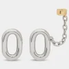 SILVER XL LINK EARRINGS | Rabanne Best Sale