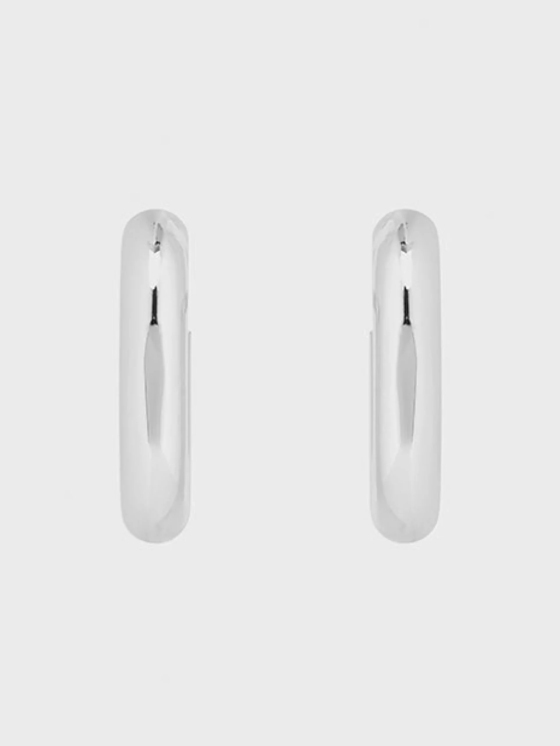 Silver XL Link Earrings | Rabanne Clearance